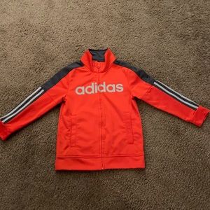 Adidas boys zip up jacket